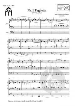 Acht frühe Orgelwerke von Joseph Gabriel Rheinberger im Alle Noten Shop kaufen