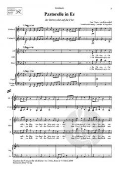 Pastorelle in Es und Pastorelle in G von Carl Ditters von Dittersdorf 
