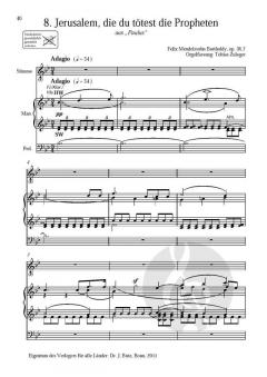 10 geistliche Sologesänge von Felix Mendelssohn Bartholdy 