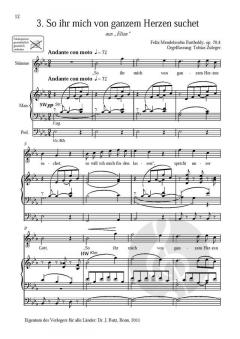 10 geistliche Sologesänge von Felix Mendelssohn Bartholdy 