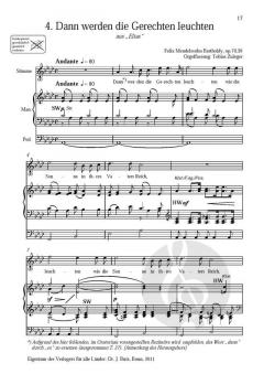 10 geistliche Sologesänge von Felix Mendelssohn Bartholdy 