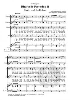 2 pastorale Ritornelle (= Heft 80 der Reihe Sologesänge) von Franz Xaver Süßmayr 