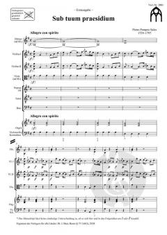 Sub tuum praesidium von Pietro Pompeo Sales 