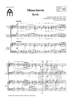 Missa brevis von Claudio Casciolini 