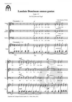 Laudate Dominum omnes gentes von Colin Mawby 