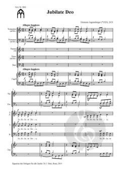 Jubilate Deo von Hermann Angstenberger 