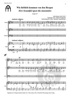 Wie lieblich von John Stainer 