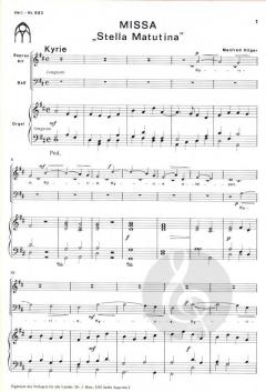 Missa 'Stella matutina' von Manfred Hilger 