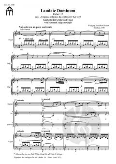 Laudate Dominum von Wolfgang Amadeus Mozart 