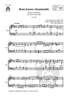 Beim letzten Abendmahle von Lothar Graap 