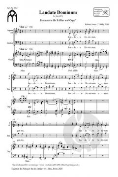 Laudate Dominum von Robert Jones 