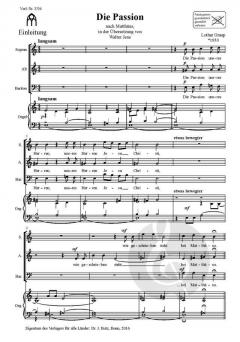 Die Passion nach Matthäus von Lothar Graap 