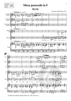 Missa pastoralis in F von Hermann Angstenberger 