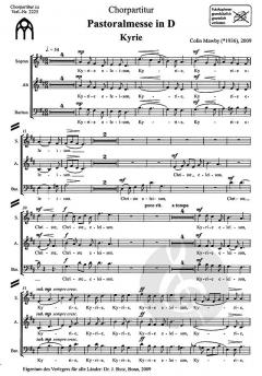 Pastoralmesse in D von Colin Mawby 