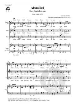 2 Abendlieder von Hermann Angstenberger 