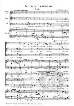 Deutsche Festmesse op. 70 von Josef Butz 