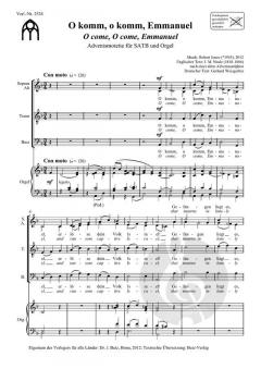 O come, o come, Emmanuel von Robert Jones 