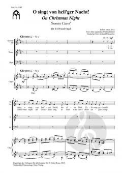 O singt von heil'ger Nacht von Robert Jones 