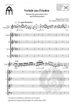 Verleih uns Frieden von Michael Porr 