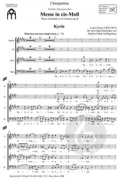 Messe solennelle cis-Moll von Louis Vierne 