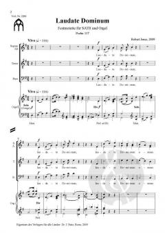 Laudate Dominum von Robert Jones 