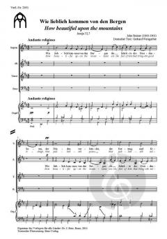 Wie lieblich von John Stainer 