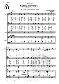 Weihnachtshymnus von Wenzel Emanuel Horák 