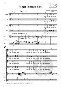 Singet ein neues Lied von Hermann Angstenberger 
