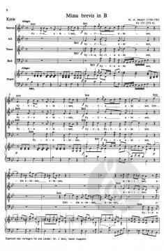 Missa brevis in B (KV 275) 'Loretomesse' von Wolfgang Amadeus Mozart 