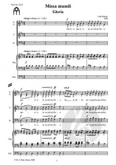 Missa Mundi von Colin Mawby 