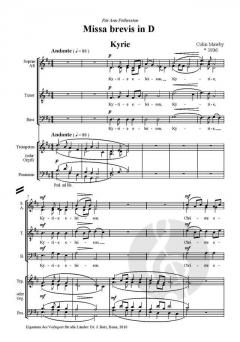Missa brevis in D von Colin Mawby 