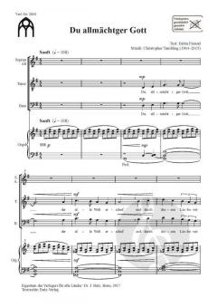 Du allmächtger Gott von Christopher Tambling 