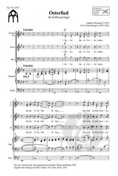 Osterlied: Siehe, das ist Gottes Lamm von Lambert Kleesattel 