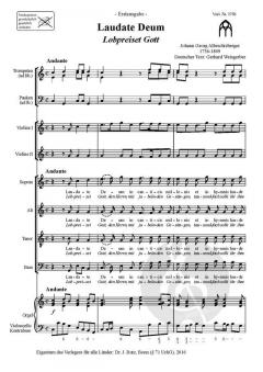 Laudate Deum von Johann Georg Albrechtsberger 