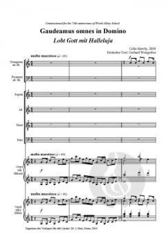 Gaudeamus omnes in Domino von Colin Mawby 