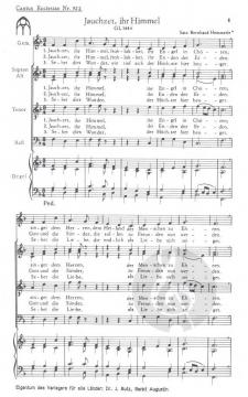 Jauchzet Ihr Himmel von Bernhard Hemmerle 