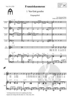 Franziskusmesse von Klaus Wallrath 