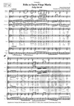 Felix es sacra, Virgo Maria von Michael Haydn 