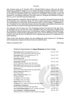 Kurze Festmesse in F von Ignaz Reimann 