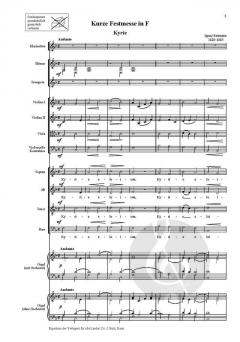 Kurze Festmesse in F von Ignaz Reimann 