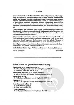 Pastoralmesse in G von Ignaz Reimann 