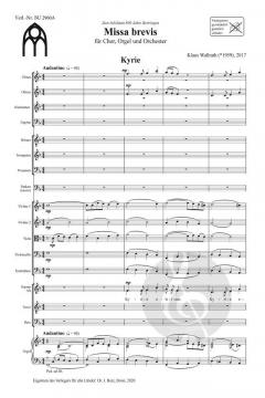 Missa brevis von Klaus Wallrath 
