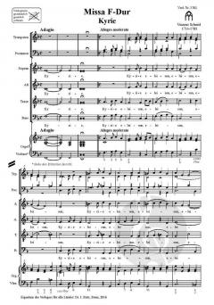 Missa F-Dur von Josef Scherer 