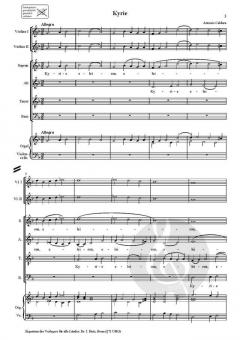 Missa in g von Antonio Caldara 