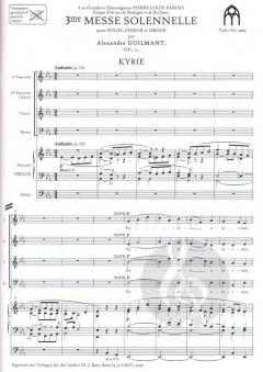Messe Nr. 3 (Troisième Messe solennelle) op. 11 von Alexandre Guilmant 