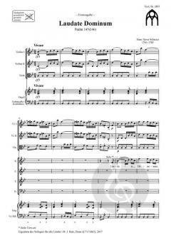 Laudate Dominum von Franz Xaver Schnizer 