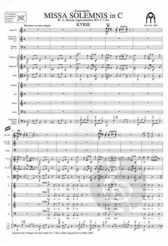 Missa Solemnis in C [KV C 1.20] von Wolfgang Amadeus Mozart 