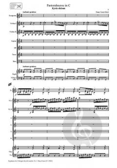 Pastoralmesse in C von Franz Xaver Brixi 