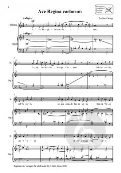 5 Marianische Antiphonen von Lothar Graap 