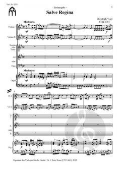 Salve Regina (= Heft 73 der Reihe Sologesänge) von Christoph Vogl 
